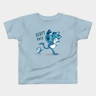 Heavy duty (blue) Kids T-Shirt